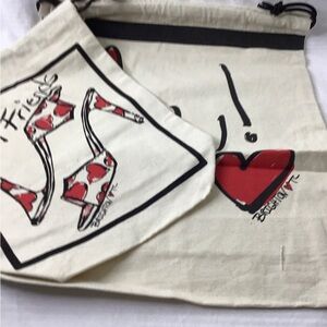 Brighton Accessory Travel Bags Set of 2 Different Sizes 100%Cotton